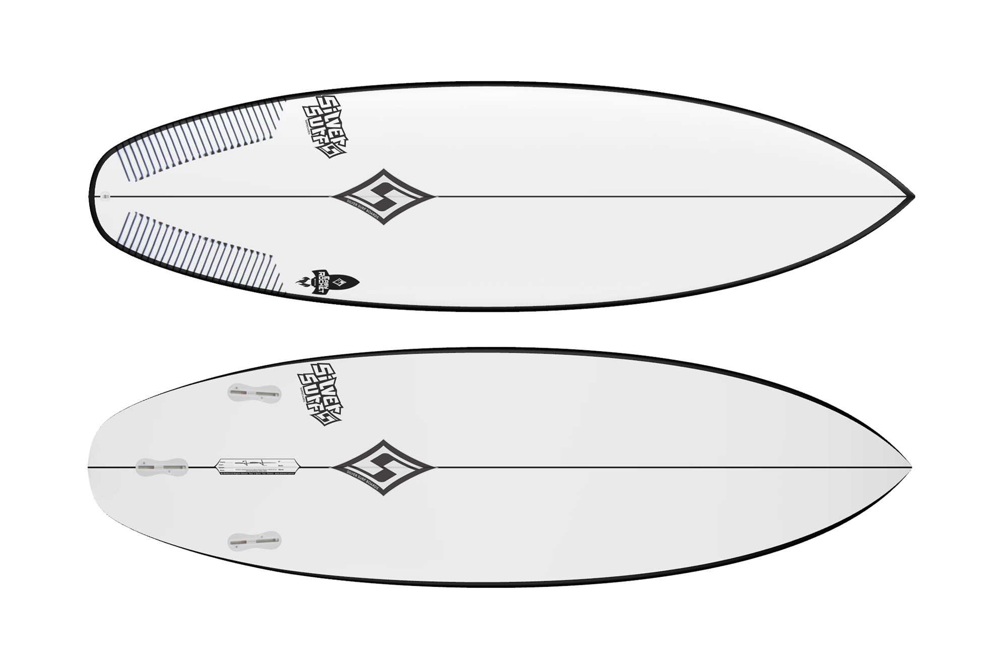 Easy Rocket Model - Silver Surf Surfboards Brazil - Italo Ferreira